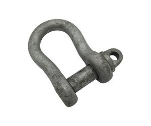 SecureFix Direct Large Bow Shackle With Screw Pin 4.75 Ton (Galvanised Lifting Towing Bs3032 4750Kg)