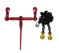 SecureFix Direct Lever Ratchet Chain Loadbinder Kit 10mm 4M Grab Hook