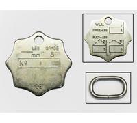 SecureFix Direct Lifting Chain Identification Tag And Link (Inspection Spare Grade 80)