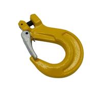 SecureFix Direct Lifting Clevis Sling Hook With Latch 13mm (Grade 80 5.3 Ton Chain Component 5.3T)