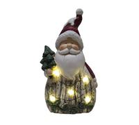 SecureFix Direct Light Up Santa Christmas Decoration (Xmas Led Lights Festive Ornament)