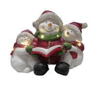 SecureFix Direct Light Up Snowman Family Christmas Figurine (Xmas Led Festive Ornament)