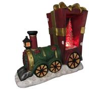 SecureFix Direct Light Up Train Christmas Decoration (Xmas Led Lighted Figure Festive Home Decor)