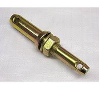 SecureFix Direct Link Pin Dual Implement 1-2 1 1/8" UNC Zinc Plated Metal 198mm x 106mm 1.125 inches Tractor Trailer Farm Hardware