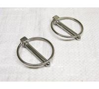 SecureFix Direct Lynch Pin Stainless Steel 10mm X2 (Linch Locking Fastener Linchpins)