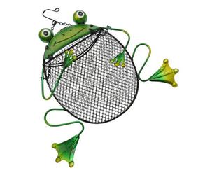 SecureFix Direct Novelty Frog Hanging Bird Feeder With Hook (Garden Feeding Station)
