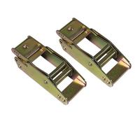 SecureFix Direct Over Centre Buckles Load Restraint 50mm X2 (Zinc Plated Cargo Tie Down 800Kg)