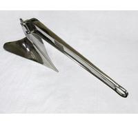 SecureFix Direct Plough Boat Anchor Stainless Steel 9Kg (Cqr Marine Mooring Yacht Plow Secure)