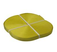 SecureFix Direct Polyester Webbing Strap Tape Roll 100M 35mm Yellow (Tie Down Lashing Belt)
