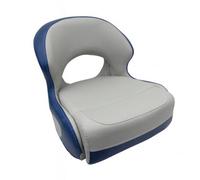 SecureFix Direct Premium Boat Bucket Seat Blue (Helm Upholstery Pilot Marine Replacement Deluxe Vinyl)