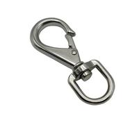 SecureFix Direct Quick Release Boat Snap Hook Fixed Or Swivel Eye - Size 3 (Zinc Plated Marine Safety Line Fastener)