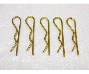 SecureFix Direct R Clips Zinc Plated 3.5mm X5 (Retaining Spring Beta Split Pin Cotter Grip)