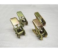 SecureFix Direct Ratchet Handles Pressed 25mm X4 (0.85T Yellow Passivated Replacement Lashing Tie Down Secure)