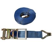 SecureFix Direct Ratchet Tie Down Strap 75mm 10T 15M X1 (Heavy Duty Lashing Ton Claw J Hook)
