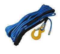 SecureFix Direct Recovery Synthetic Winch Rope With Safety Hook 10mm X 30M (Kinetic Towing Polypropylene)