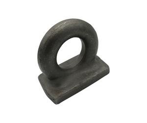 SecureFix Direct Rectangular Base Deckplate 7/8'' 9.6T Proof Load (22mm Eye Plate Lashing Weld On Deck Self Colour)