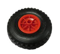 SecureFix Direct Replacement Trailer Jockey Wheel 10" 260mm X 80mm (Heavy Duty Pneumatic Spare Tyre Plastic Rim)