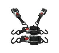 SecureFix Direct Retractable Ratchet Straps 3M 50mm X4 (750Kg Lashing Tie Down Auto Trailer S Hook Cargo 0.75 Ton)