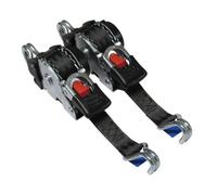 SecureFix Direct Retractable Ratchet Tie Down Strap With Claw Hook X2 (3M Auto Lashing 0.75T 50mm)
