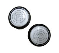 SecureFix Direct Round Bullseye Precision Spirit Levels X2 (Bubble Caravan Leveller Diy Shelves)