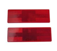 SecureFix Direct Self Adhesive Rear Trailer Reflectors Pack Of 2 (Flexible Stick On Caravan Bike)