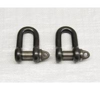 SecureFix Direct Self Colour Screw Pin Small Dee Shackles 1 Ton X2 (1000Kg D Lifting Towing Tested Certified)