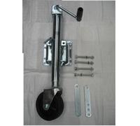 SecureFix Direct Side Winding Caravan Jockey Wheel With Swivel Fixing Bracket (Heavy Duty Sidewinder Handle Trailer)