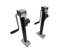 SecureFix Direct Side Winding Trailer Jack Leg 2000Kg X2 (Telescopic Prop Stand Heavy Duty 2T)