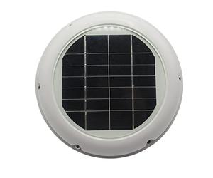 SecureFix Direct Solar Powered 215mm x 120mm White ABS Plastic Exhaust Fan, Ideal for Caravan, Motorhome, Camper, Shed, Greenhouse, Solar Powered, Versatile Outdoor Use