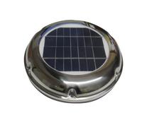 SecureFix Direct Solar Powered Caravan Extractor Fan (Stainless Steel Exhaust Roof Vent Ventilation Camper Van Rv)