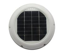 SecureFix Direct Solar Powered 215mm x 120mm White ABS Plastic Exhaust Fan, Ideal for Caravan, Motorhome, Camper, Shed, Greenhouse, Solar Powered, Versatile Outdoor Use