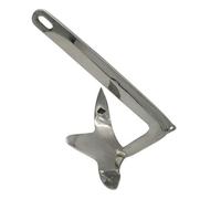 SecureFix Direct Stainless Steel Claw Anchor (2Kg Jet Trident Yacht Marine Boat Sea)
