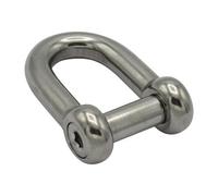 SecureFix Direct Stainless Steel D Shackle With Allen Screw Head 6mm (Dee Rigging Flush Marine)