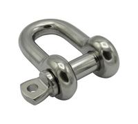SecureFix Direct Stainless Steel D Shackle With Screw Pin 4 Ton 20mm X 22mm (Dee Locking)