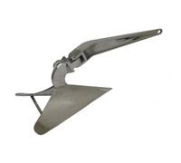 SecureFix Direct Stainless Steel Hinged Plough Anchor 13Kg (Marine Boat Mooring Plow)