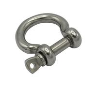 SecureFix Direct Stainless Steel Lifting Bow Shackle Screw Pin 4T (Marine Boat Trawler Towing Rigging)
