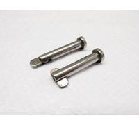 SecureFix Direct Stainless Steel Safety Clevis Pins 8mm X 28mm X2 (Drop Nose Retaining Hinge)