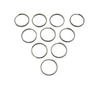 SecureFix Direct Stainless Steel Split Ring Connectors 1.5mm X 16mm X10 (Key Ring Chain Links)