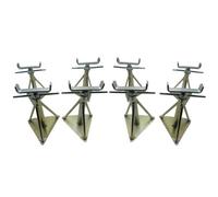 SecureFix Direct Static Caravan Axle Stands Medium X8 (Extra Wide Mobile Home Support 12.8" - 17.7")