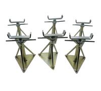 SecureFix Direct Static Caravan Axle Stands Small X6 (Extra Wide Mobile Home Support 10.5" - 14")