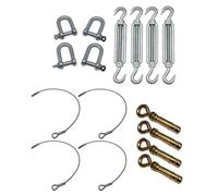 SecureFix Direct Static Caravan Tie Down Kit With Ground Anchor Bolts (Restraining Tether Mobile Home Siting)