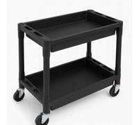 SecureFix Direct Storage Tool Trolley Utility Cart (2 Tier Rolling Mechanic Workshop On Wheels)