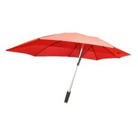 SecureFix Direct Strong Windproof Foldable Umbrella - Red (Automatic Open Wind Resistant Brolly Sturdy)
