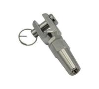 SecureFix Direct Swageless Fork Terminal Wire Rope 6mm (Stainless Fitting Cable Rigging Jaw)