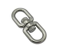 SecureFix Direct Swivel Eye Eye Stainless Steel 10mm (Marine Grade Mooring Robust 2560Kg)