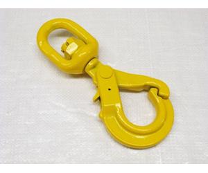 SecureFix Direct Swivel Self Locking Hook Grade 80 7mm (G80 2T Autolock Chain Lifting Component)