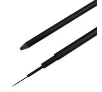 SecureFix Direct Telescopic Flag Pole Windsock Mast With Support Stake 4M Black (Fibreglass Extending Retractable Camping Garden Festival)