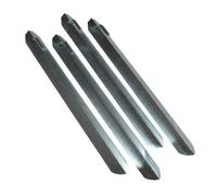 SecureFix Direct Tent Stake Ground Anchors - Pack Of 4 (Heavy Duty Pegs Camping Marquee Gazebo Hooks)