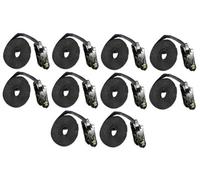 SecureFix Direct Tie Down Endless Ratchet Straps X10 (1.5T 25mm 8M Cargo Lashing)