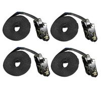 SecureFix Direct Tie Down Endless Ratchet Straps X4 (1.5T 25mm 8M Cargo Lashing)